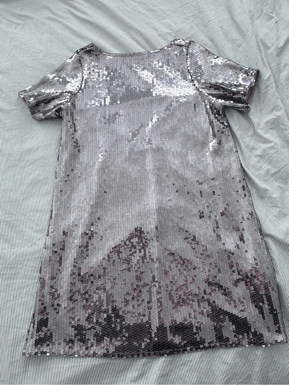 Abercrombie & Fitch Silver Sequin Dress